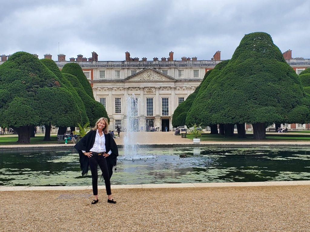 Linda R. Olsson at Hampton Court Palace